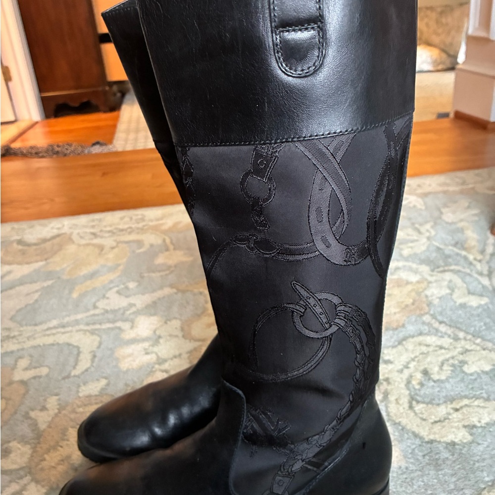 Polo by Ralph Lauren Black Women’s Tall Riding Boots